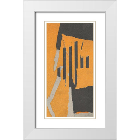 Intellectual Montage 2    White Modern Wood Framed Art Print with Double Matting by Stellar Design Studio