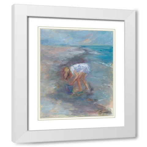 Treasure Hunting White Modern Wood Framed Art Print with Double Matting by Owen-Cullimore, Tracy
