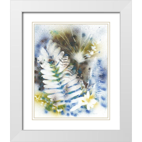 Bliss White Modern Wood Framed Art Print with Double Matting by Owen-Cullimore, Tracy