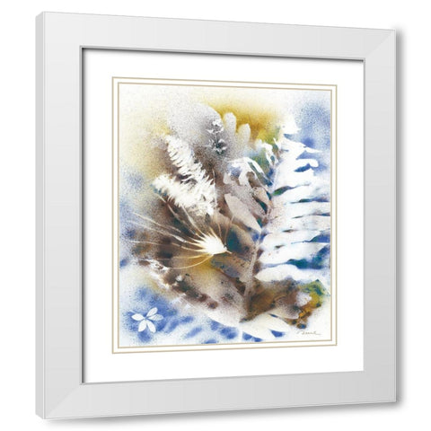 Its a Breeze White Modern Wood Framed Art Print with Double Matting by Owen-Cullimore, Tracy