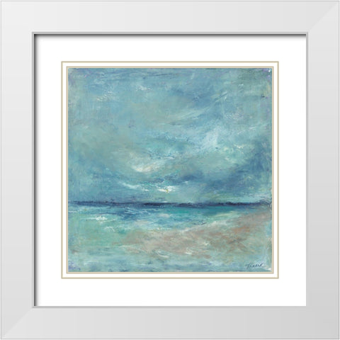 Coastal Escape White Modern Wood Framed Art Print with Double Matting by Owen-Cullimore, Tracy