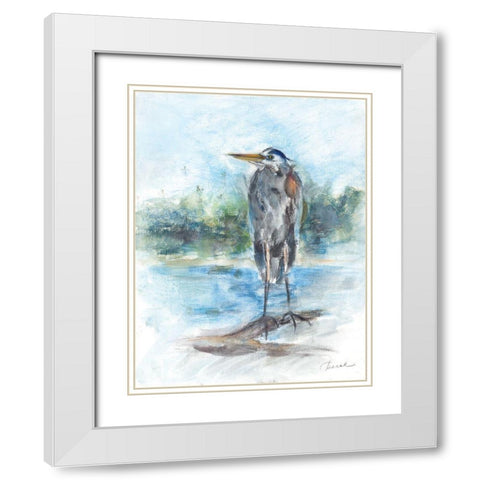 The Lookout White Modern Wood Framed Art Print with Double Matting by Owen-Cullimore, Tracy