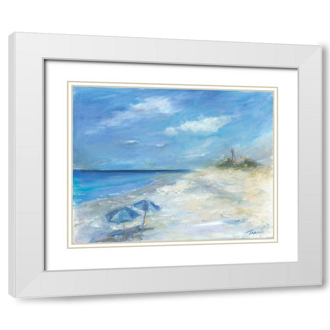Sunday Fun Day White Modern Wood Framed Art Print with Double Matting by Owen-Cullimore, Tracy