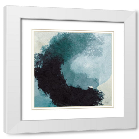Safe Transitions White Modern Wood Framed Art Print with Double Matting by Yass Naffas Designs