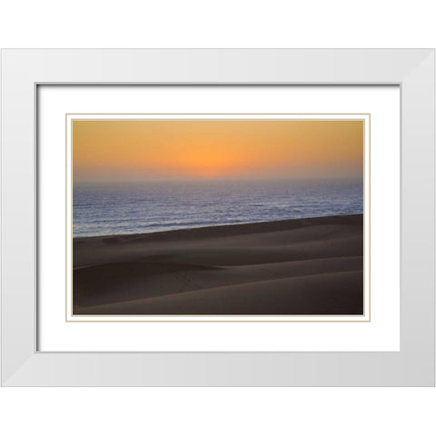 Namibia, Namib Desert, Swakopmund Skeleton Coast White Modern Wood Framed Art Print with Double Matting by Kaveney, Wendy