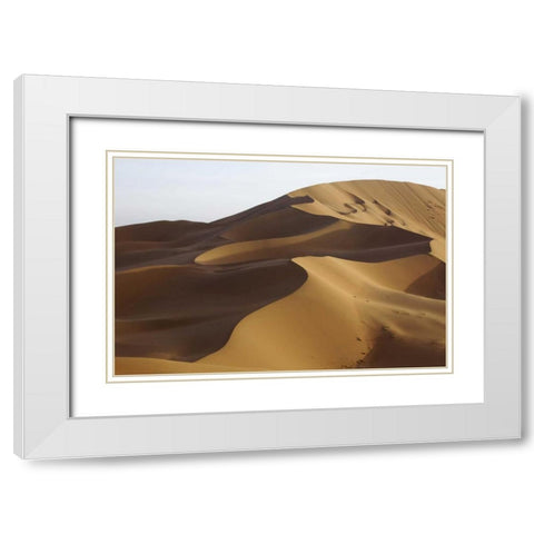 China, Badain Jaran Desert landscape White Modern Wood Framed Art Print with Double Matting by Anon, Ellen