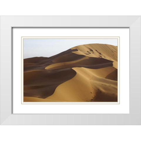 China, Badain Jaran Desert landscape White Modern Wood Framed Art Print with Double Matting by Anon, Ellen