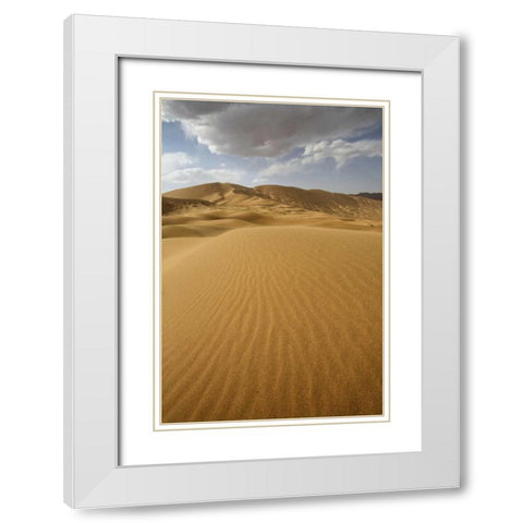 China, Badain Jaran Desert landscape White Modern Wood Framed Art Print with Double Matting by Anon, Ellen