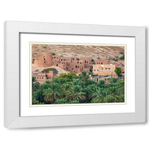 Middle East-Arabian Peninsula-Oman-Ad Dakhiliyah-Nizwa White Modern Wood Framed Art Print with Double Matting by Wilson, Emily M.
