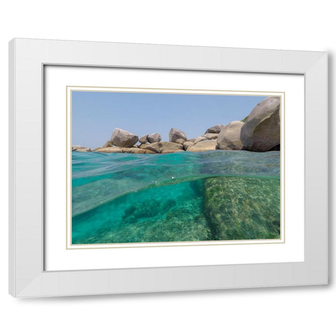 Ko Miang-Similan Islands-Thailand White Modern Wood Framed Art Print with Double Matting by Pitamitz, Sergio