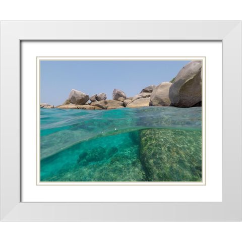 Ko Miang-Similan Islands-Thailand White Modern Wood Framed Art Print with Double Matting by Pitamitz, Sergio