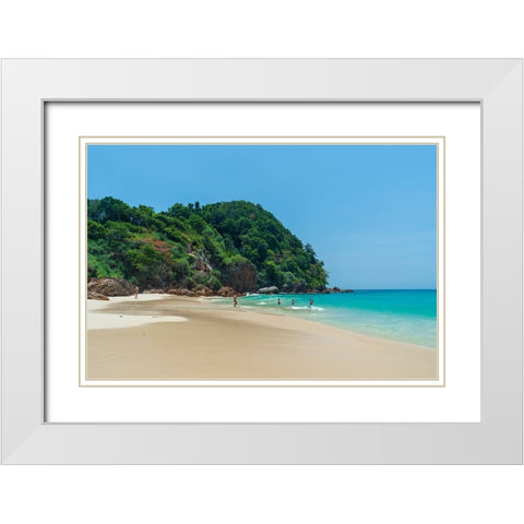 Ko Kradan-Talay Trang archipelago-Thailand White Modern Wood Framed Art Print with Double Matting by Pitamitz, Sergio