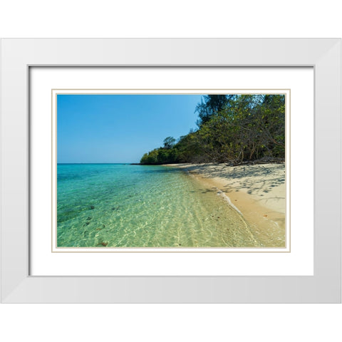 Ko Kradan-Talay Trang archipelago-Thailand White Modern Wood Framed Art Print with Double Matting by Pitamitz, Sergio