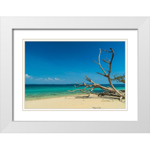 Ko Kradan-Talay Trang archipelago-Thailand White Modern Wood Framed Art Print with Double Matting by Pitamitz, Sergio