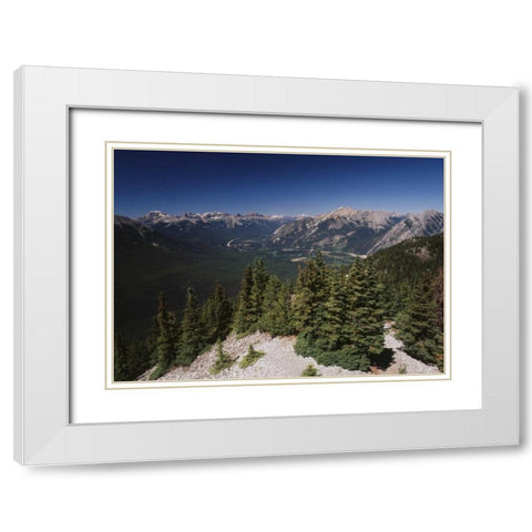 Canada, Alberta, Bow valley in Banff NP White Modern Wood Framed Art Print with Double Matting by Grandmaison, Mike