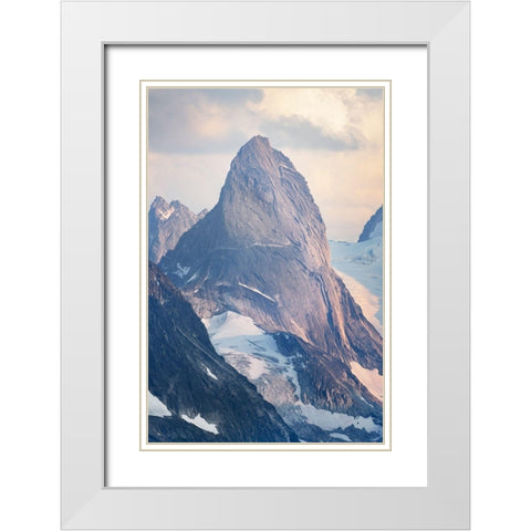 Bugaboo Spire-Bugaboo Provincial Park Purcell Mountains-British Columbia White Modern Wood Framed Art Print with Double Matting by Majchrowicz, Alan