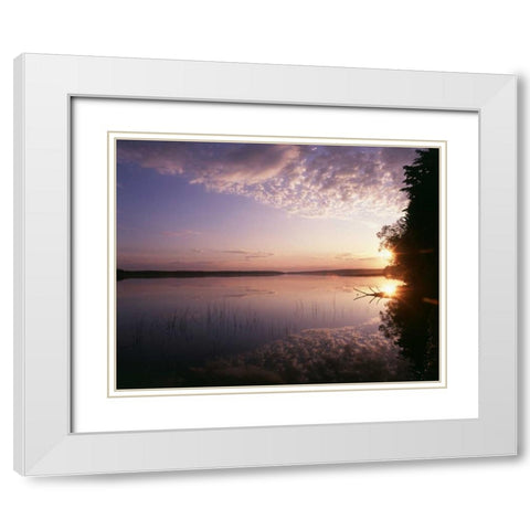 Canada, Manitoba, Duck Mountain Provincial Park White Modern Wood Framed Art Print with Double Matting by Grandmaison, Mike