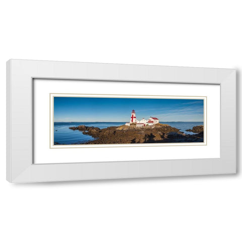 Canada-New Brunswick-Campobello Island-Head Harbour Lightstation lighthouse White Modern Wood Framed Art Print with Double Matting by Bibikow, Walter