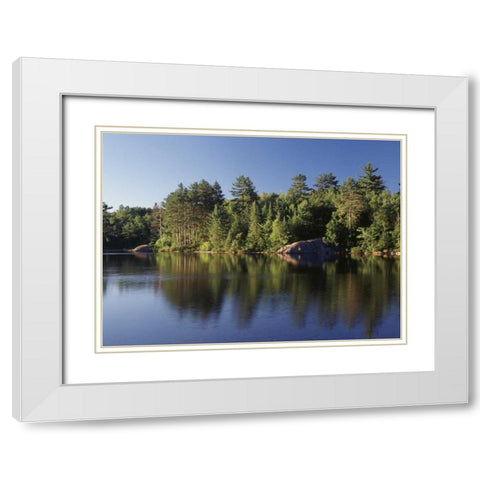 Canada, Ontario, Lake White Modern Wood Framed Art Print with Double Matting by Grandmaison, Mike