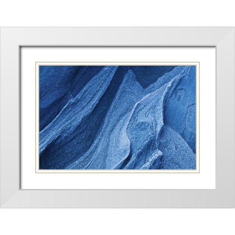 Canada, Ontario, Killbear PP Rock abstract White Modern Wood Framed Art Print with Double Matting by Grandmaison, Mike