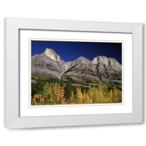 Canada, Saskatchewan, Banff NP White Modern Wood Framed Art Print with Double Matting by Grandmaison, Mike