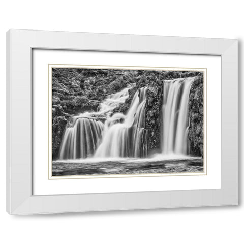 Kirkjufellsfoss-Iceland White Modern Wood Framed Art Print with Double Matting by Ford, John