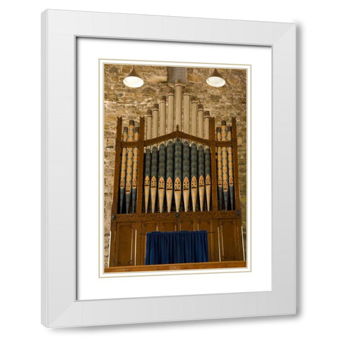 Ireland, Drumcliffe Pipe organ in a church White Modern Wood Framed Art Print with Double Matting by Kaveney, Wendy