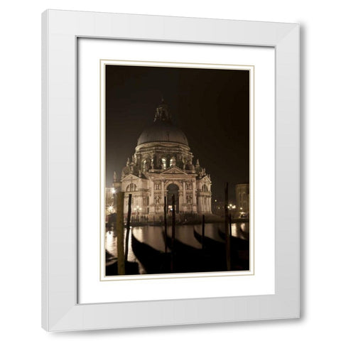 Italy, Venice San Giorgio Maggiore church White Modern Wood Framed Art Print with Double Matting by Young, Bill