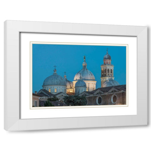 Italy-Padua-Basilica of St Anthony White Modern Wood Framed Art Print with Double Matting by Tilley, Rob