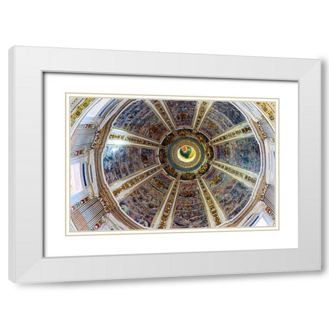 Santa Maria Maggiore-Rome-Italy Built 422-432-in honor of Virgin Mary White Modern Wood Framed Art Print with Double Matting by Perry, William