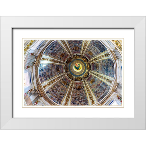 Santa Maria Maggiore-Rome-Italy Built 422-432-in honor of Virgin Mary White Modern Wood Framed Art Print with Double Matting by Perry, William
