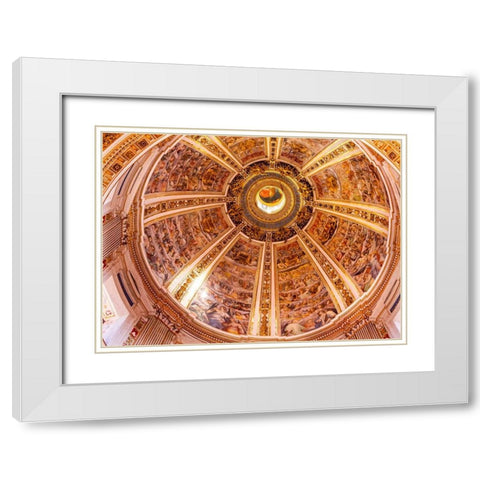 Santa Maria Maggiore-Rome-Italy Built 422-432-in honor of Virgin Mary White Modern Wood Framed Art Print with Double Matting by Perry, William