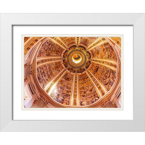 Santa Maria Maggiore-Rome-Italy Built 422-432-in honor of Virgin Mary White Modern Wood Framed Art Print with Double Matting by Perry, William