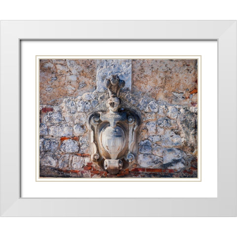 Castle in Pieskowa Skala-Ojcow-Poland-Europe White Modern Wood Framed Art Print with Double Matting by Miller, Anna