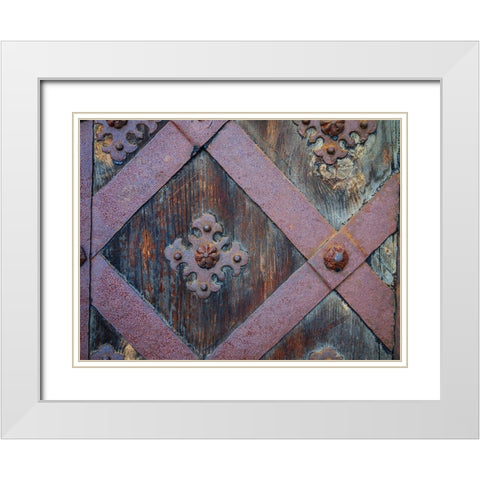 Castle in Pieskowa Skala-Ojcow-Poland-Europe White Modern Wood Framed Art Print with Double Matting by Miller, Anna