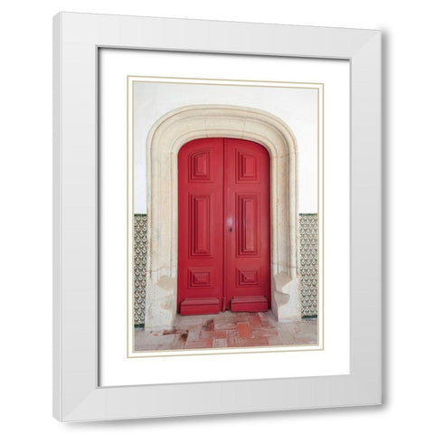 Cascais-Portugal White Modern Wood Framed Art Print with Double Matting by McRoberts, Julien