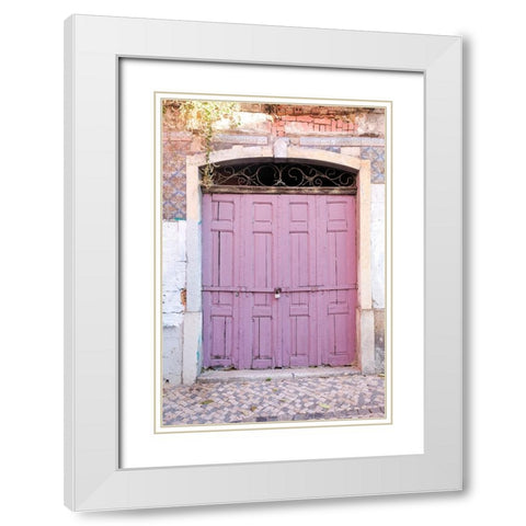 Lisbon-Portugal White Modern Wood Framed Art Print with Double Matting by McRoberts, Julien