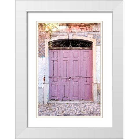 Lisbon-Portugal White Modern Wood Framed Art Print with Double Matting by McRoberts, Julien