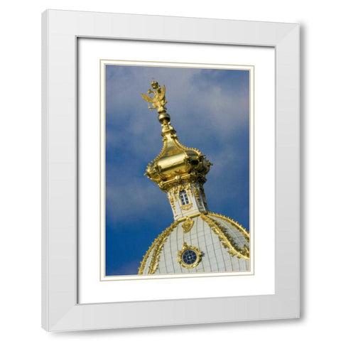 Russia, St Petersburg Peterhof palace interior White Modern Wood Framed Art Print with Double Matting by Ross, Nancy ,  Steve