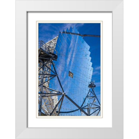 Canary Islands--Roque de los Muchachos Observatory-The Florian Goebel MAGIC Telescopes White Modern Wood Framed Art Print with Double Matting by Bibikow, Walter