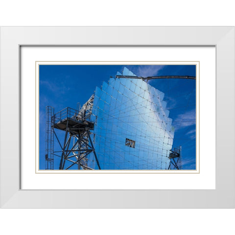 Canary Islands--Roque de los Muchachos Observatory-The Florian Goebel MAGIC Telescopes White Modern Wood Framed Art Print with Double Matting by Bibikow, Walter