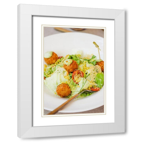 Italian cuisine White Modern Wood Framed Art Print with Double Matting by Majority World CIC