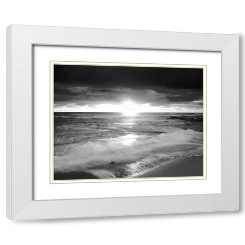 California, San Diego Sunset Cliffs beach White Modern Wood Framed Art Print with Double Matting by Talbot Frank, Christopher
