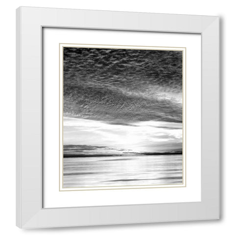 California, San Diego Sunset Cliffs at Sunset White Modern Wood Framed Art Print with Double Matting by Talbot Frank, Christopher
