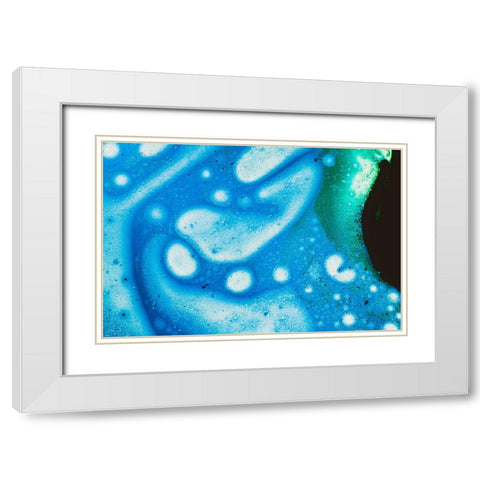 Paint-oil and water White Modern Wood Framed Art Print with Double Matting by Muench, Zandria