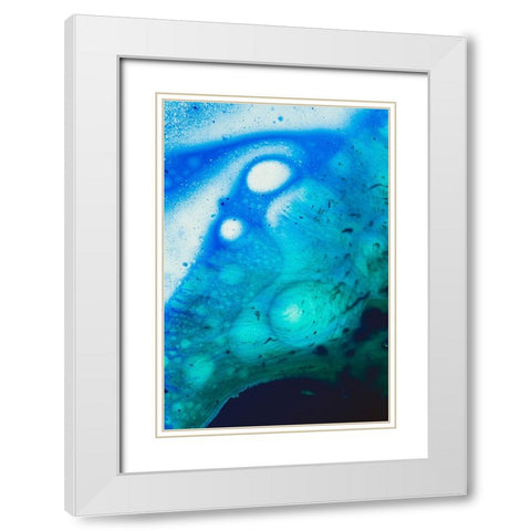 Paint-oil and water White Modern Wood Framed Art Print with Double Matting by Muench, Zandria