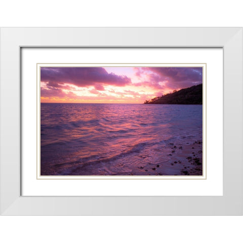 Fiji-Viti Levu White Modern Wood Framed Art Print with Double Matting by Merrill Images