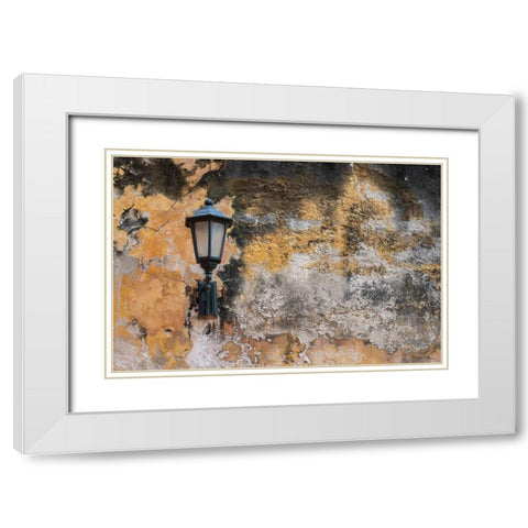 South America-Colombia-Cartagena The Palace of Inquisition-aka Inquisition Palace White Modern Wood Framed Art Print with Double Matting by Hopkins, Cindy Miller
