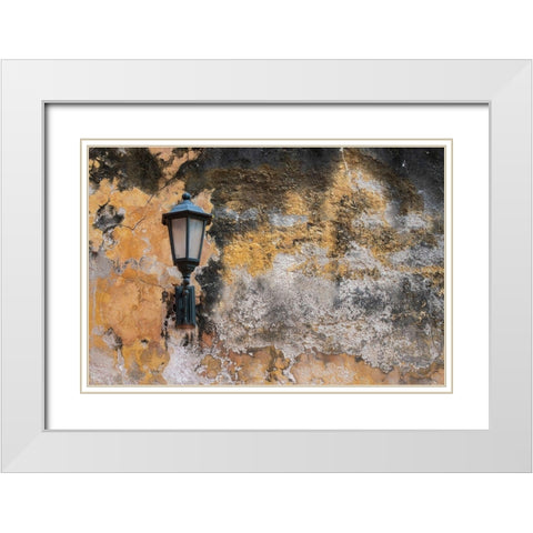 South America-Colombia-Cartagena The Palace of Inquisition-aka Inquisition Palace White Modern Wood Framed Art Print with Double Matting by Hopkins, Cindy Miller