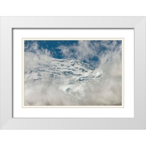 Antisana volcano-Antisana National Park-Ecuador White Modern Wood Framed Art Print with Double Matting by Jones, Adam